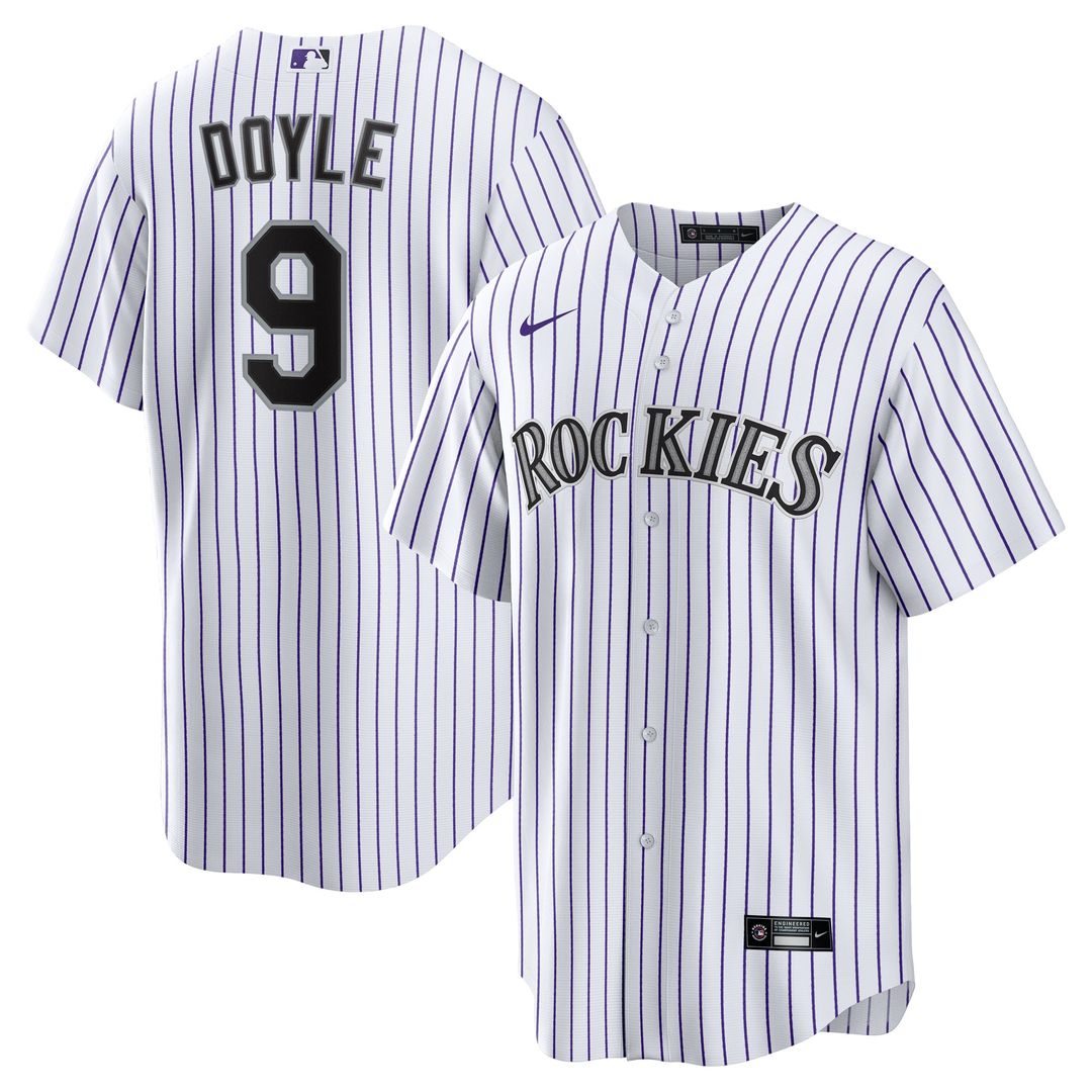 Colorado Rockies Brenton Doyle Nike Home Replica Jersey - White