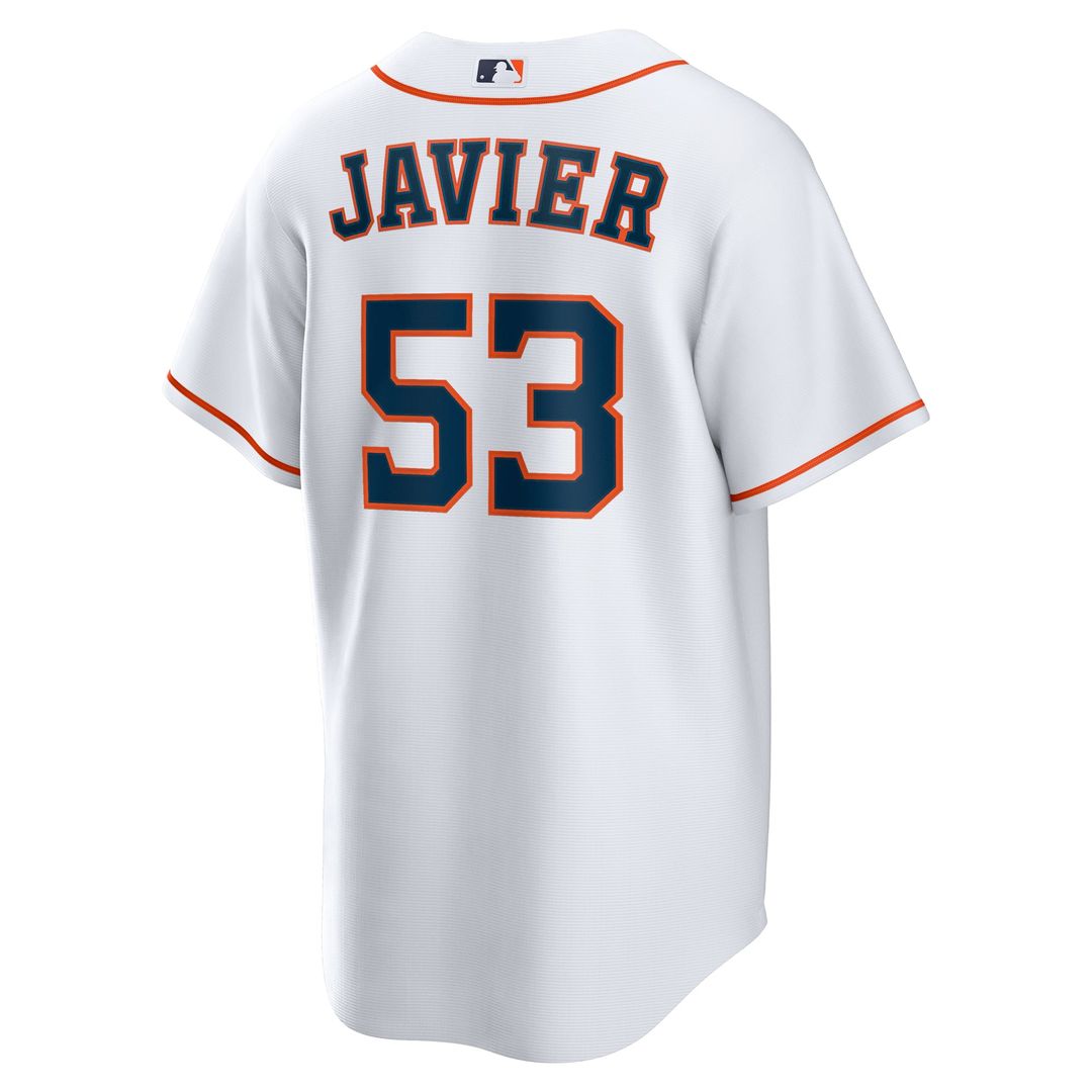 Houston Astros Cristian Javier Nike Home Replica Jersey - White