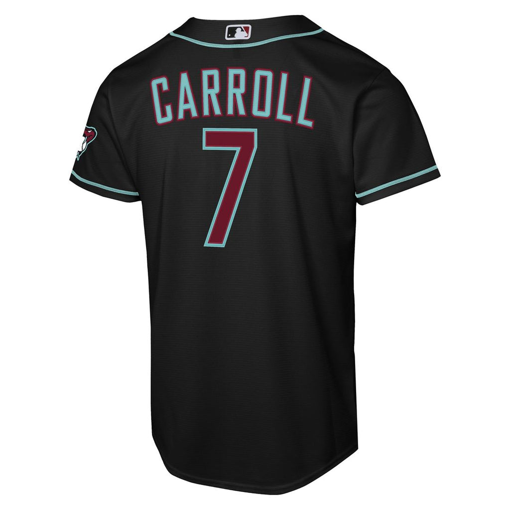 Arizona Diamondbacks Corbin Carroll Nike Youth Alternate Stadium Jersey - Black