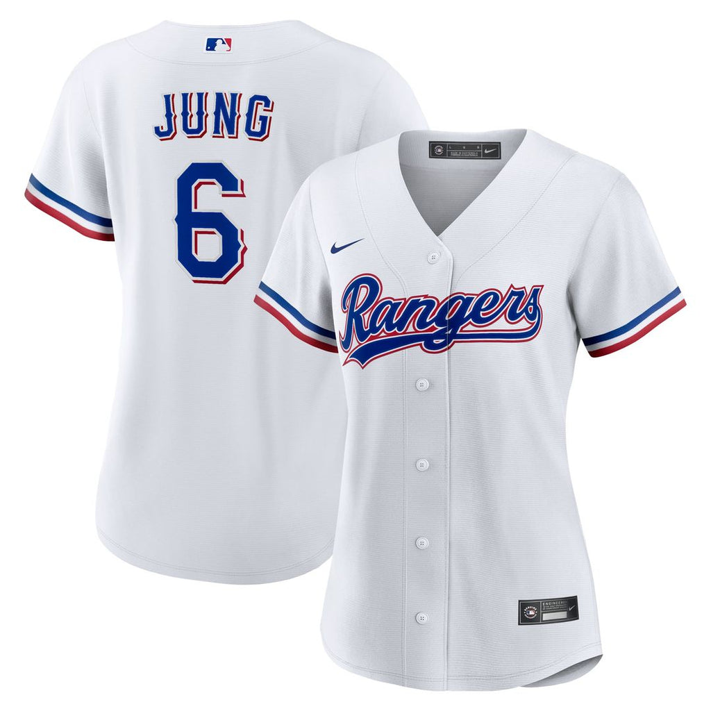 Texas Rangers Josh Jung Nike Women's Home Replica Jersey - White