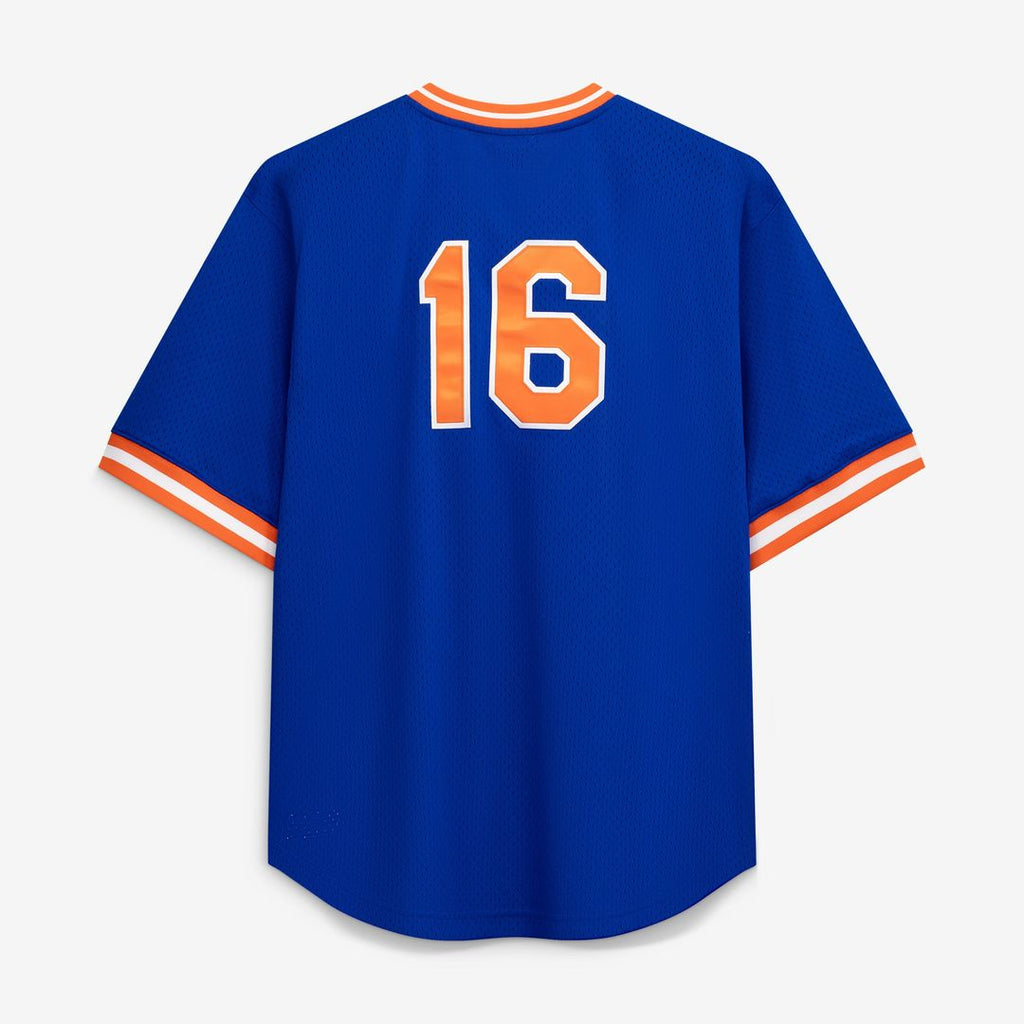 New York Mets Dwight Gooden Profile Big & Tall Cooperstown Mesh Batting Practice Jersey - Royal