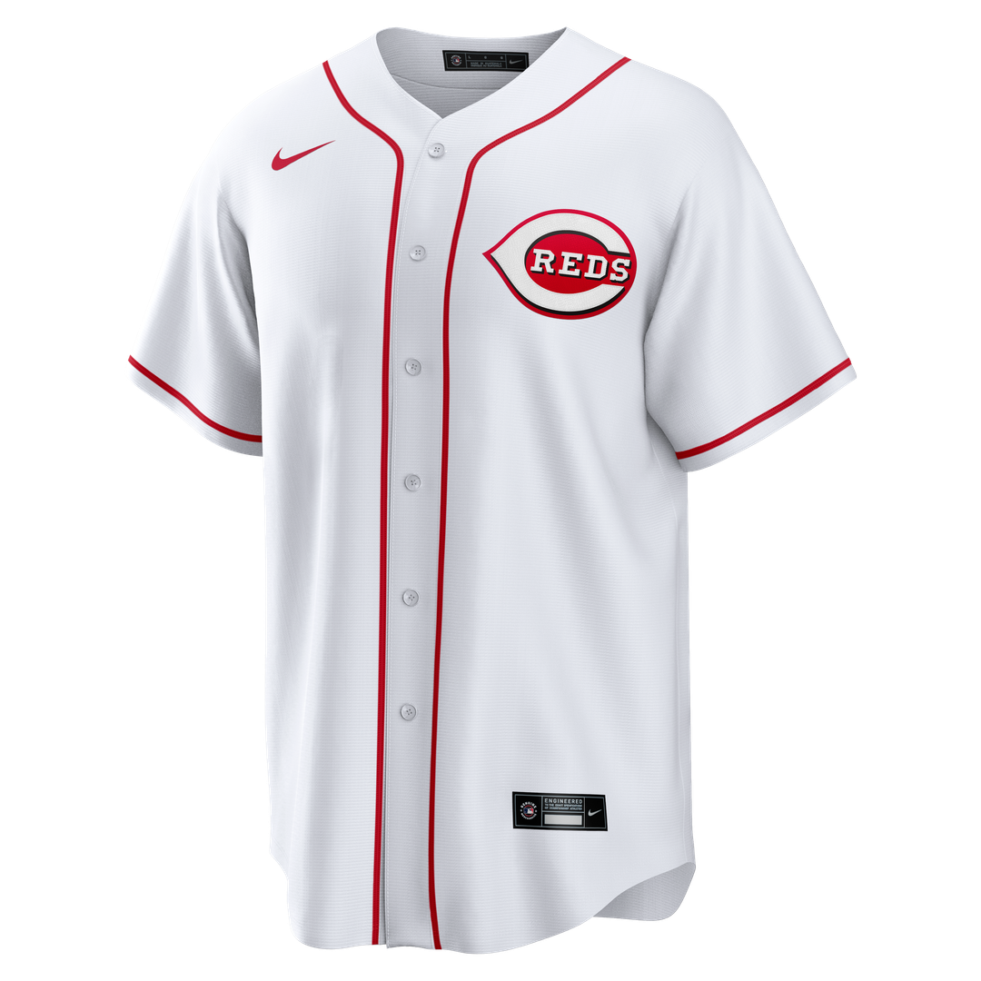 Cincinnati Reds Eugenio Su¨¢rez Nike Home Replica Jersey - White