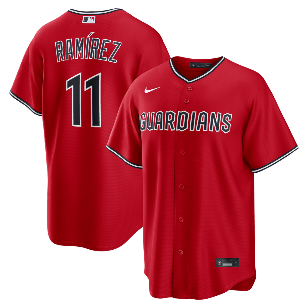 Cleveland Guardians Jos¨¦ Ram¨ªrez Nike Alternate Replica Jersey - Red