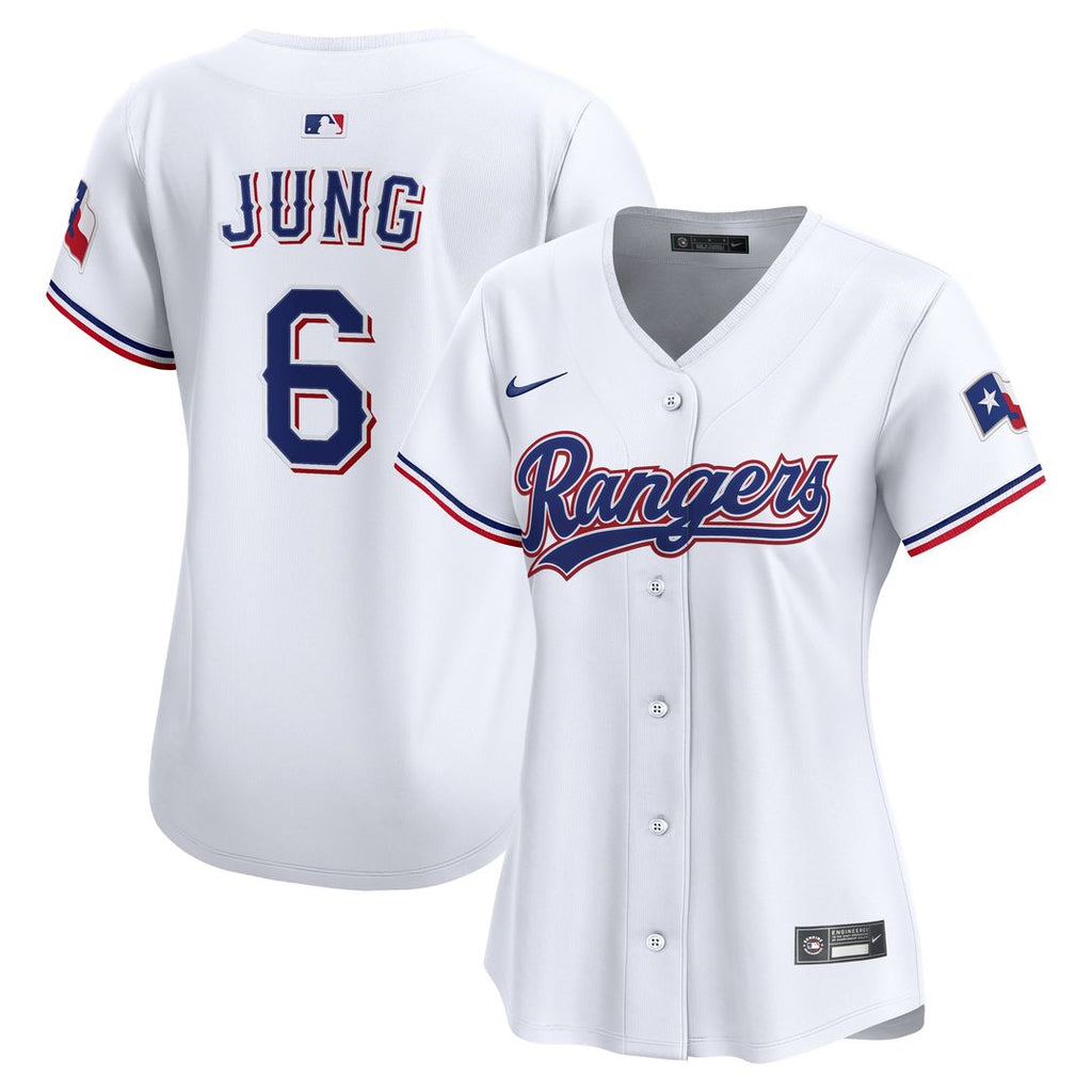 Texas Rangers Josh Jung Nike Women's Home Limited Player Jersey - White