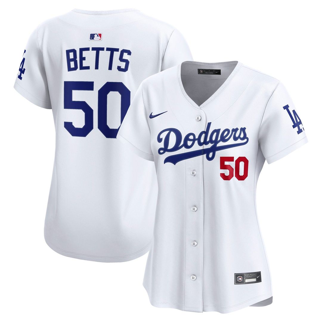 Los Angeles Dodgers Mookie Betts Nike Women's Alternate 2 Limited Player Jersey - Royal