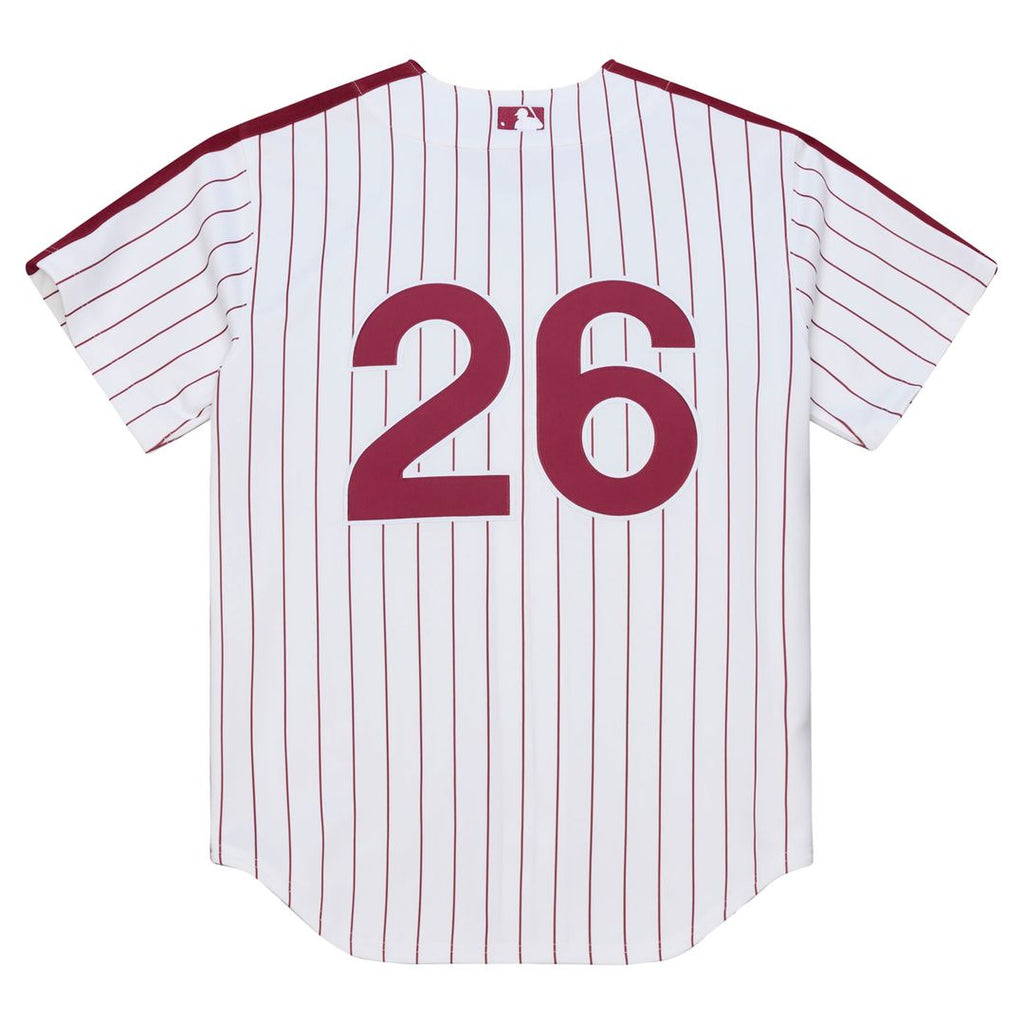 Philadelphia Phillies Chase Utley Mitchell & Ness 2003 Cooperstown Authentic Jersey - White