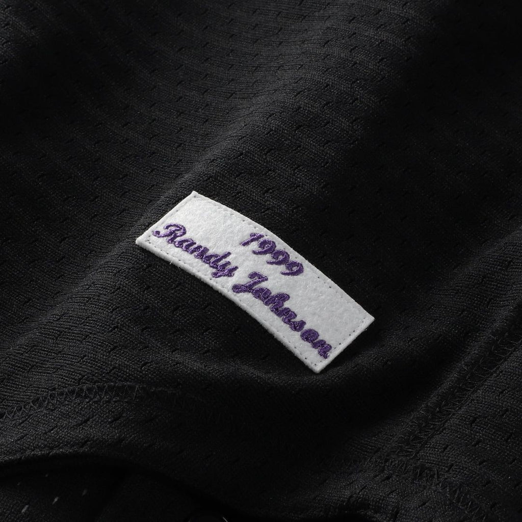 Arizona Diamondbacks Randy Johnson Mitchell & Ness Cooperstown Mesh Batting Practice Button - Up Jersey - Black