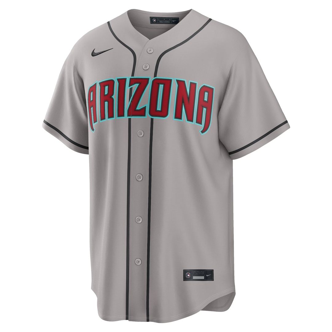 Arizona Diamondbacks Corbin Carroll Nike Road Replica Jersey - Gray