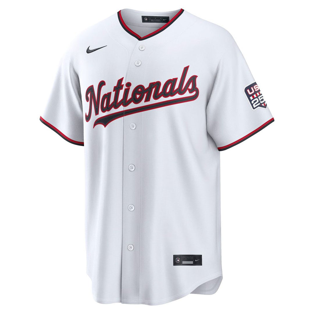 Washington Nationals James Wood Nike USA 250 Fourth of July Home Stadium Jersey - White