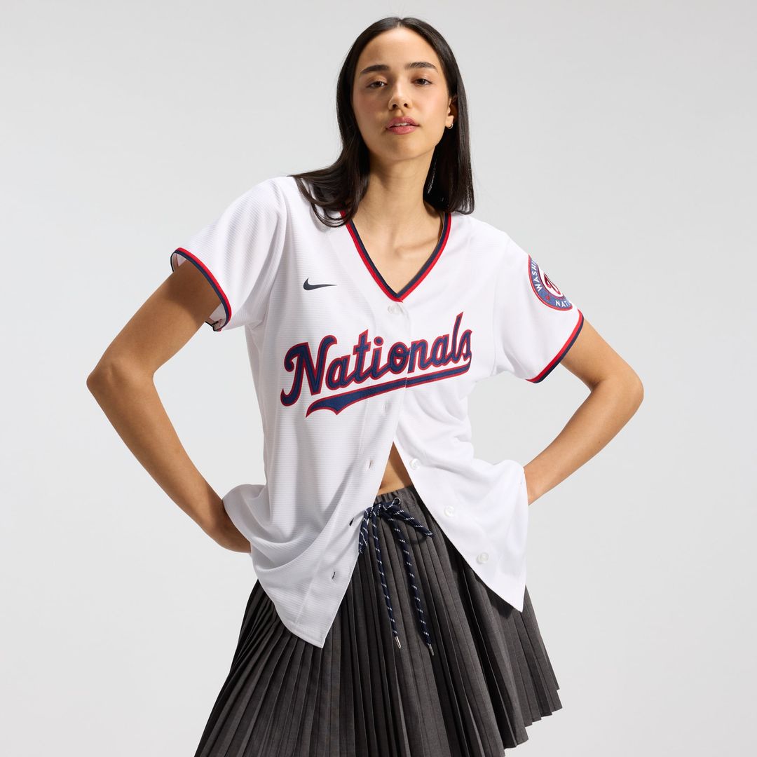 Washington Nationals CJ Abrams Nike Women's Home Replica Player Jersey - White