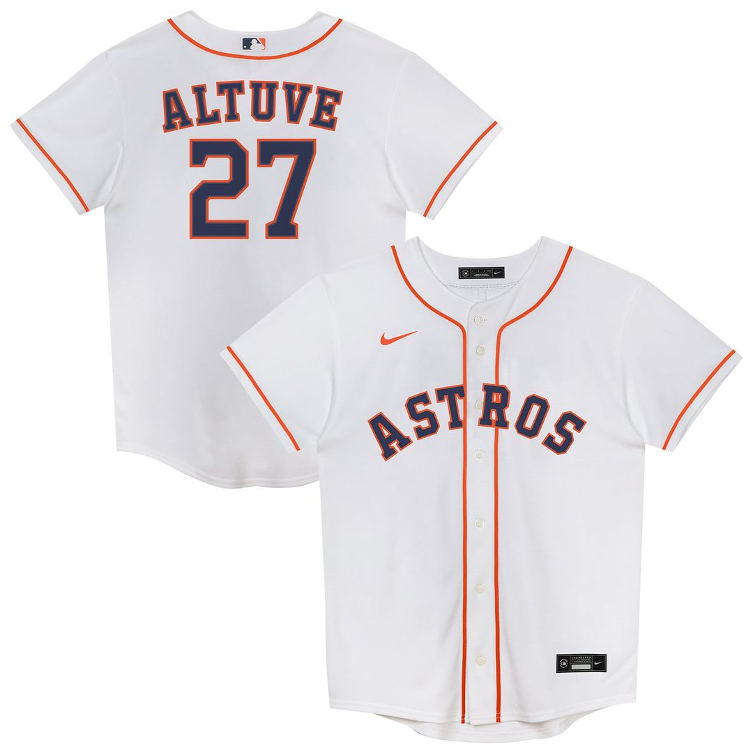 Houston Astros Jose Altuve Nike Preschool Home Replica Jersey - White