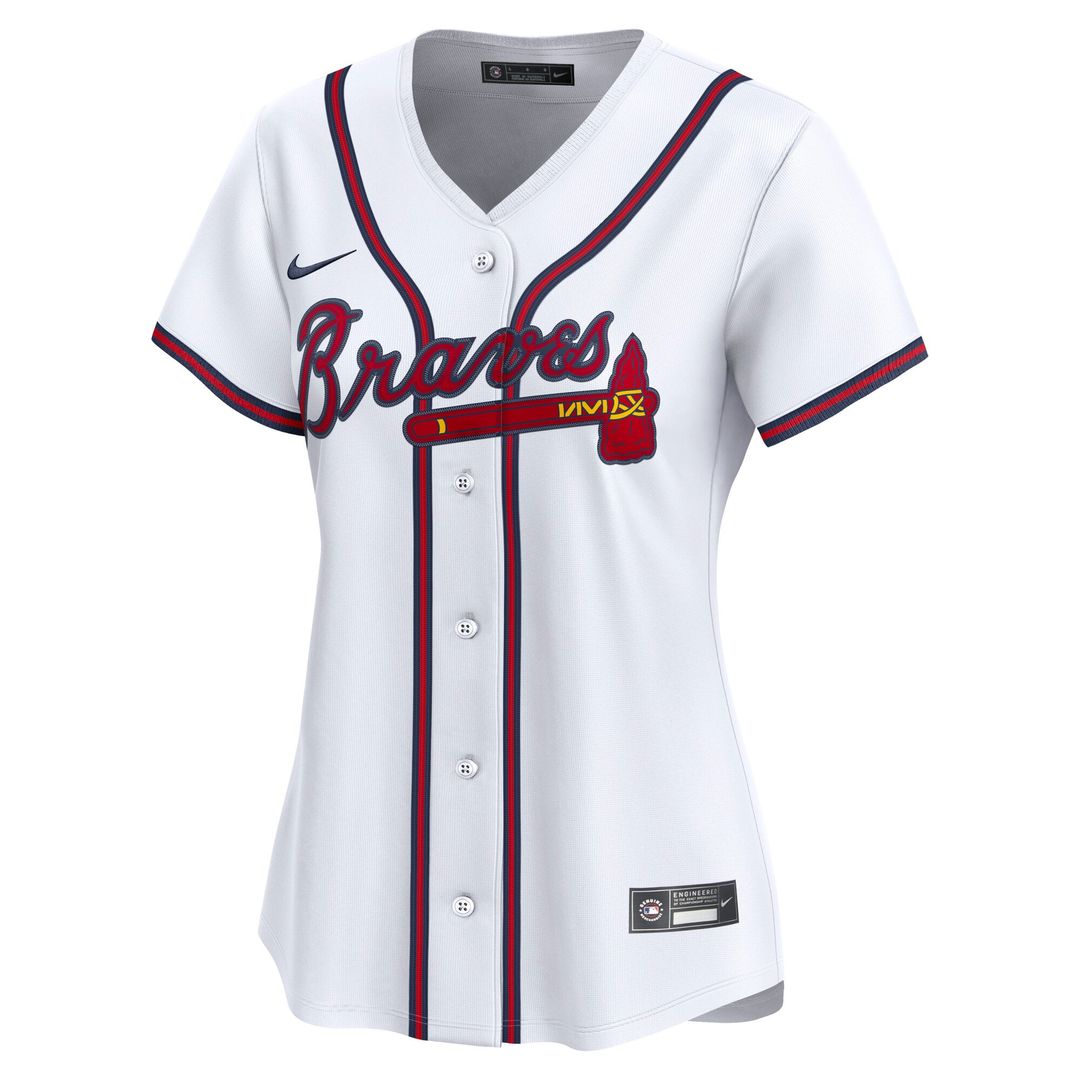 Atlanta Braves Ozzie Albies Nike Women's Home Limited Player Jersey - White