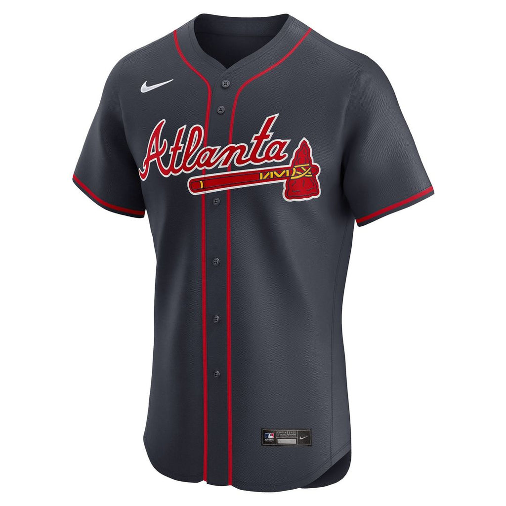 Atlanta Braves Ronald Acu?a Jr. Nike Alternate Elite Jersey - Navy
