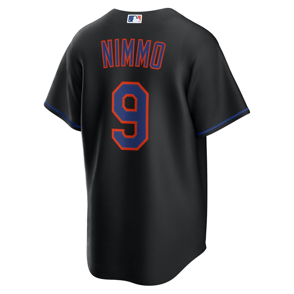 New York Mets Brandon Nimmo Nike Alternate Replica Jersey - Black