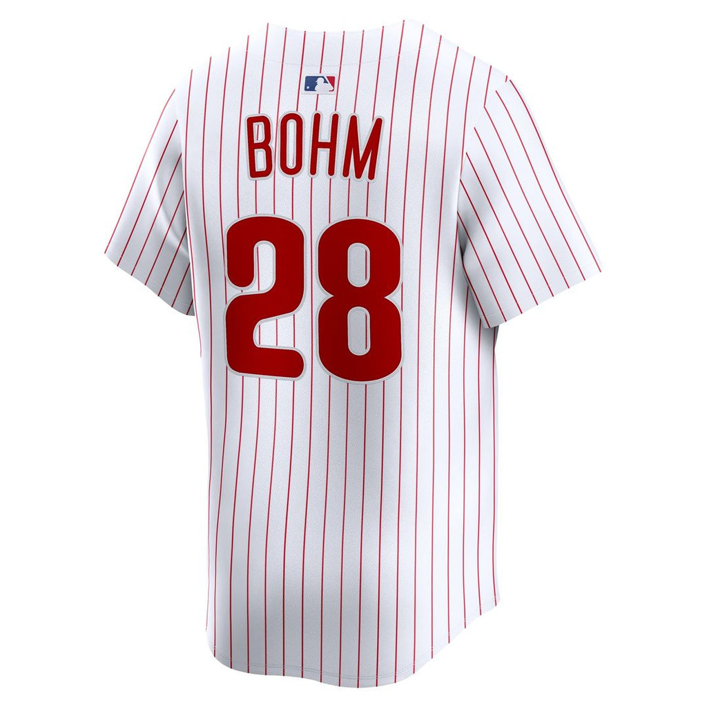 Philadelphia Phillies Alec Bohm Nike Home Limited Player Jersey - White