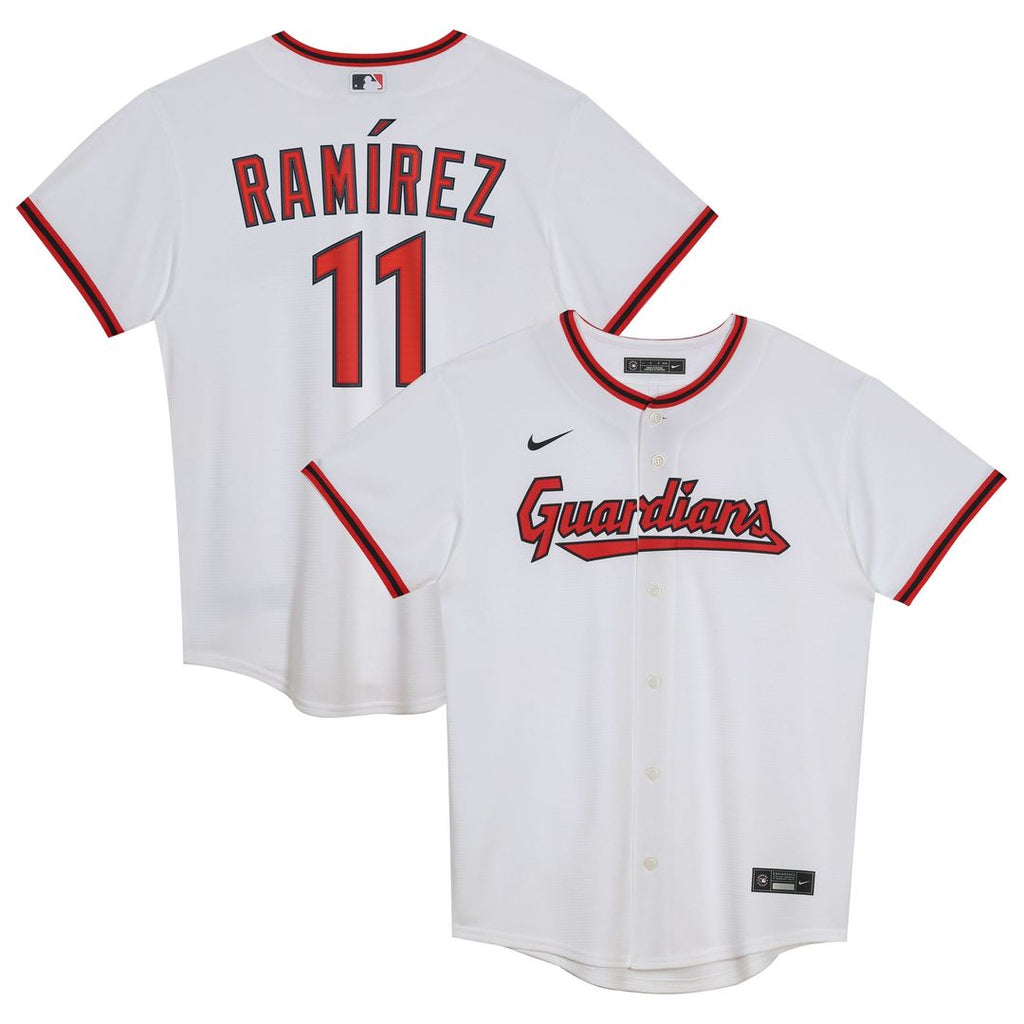 Cleveland Guardians Jos¨¦ Ram¨ªrez Nike Preschool Home Player Jersey - White