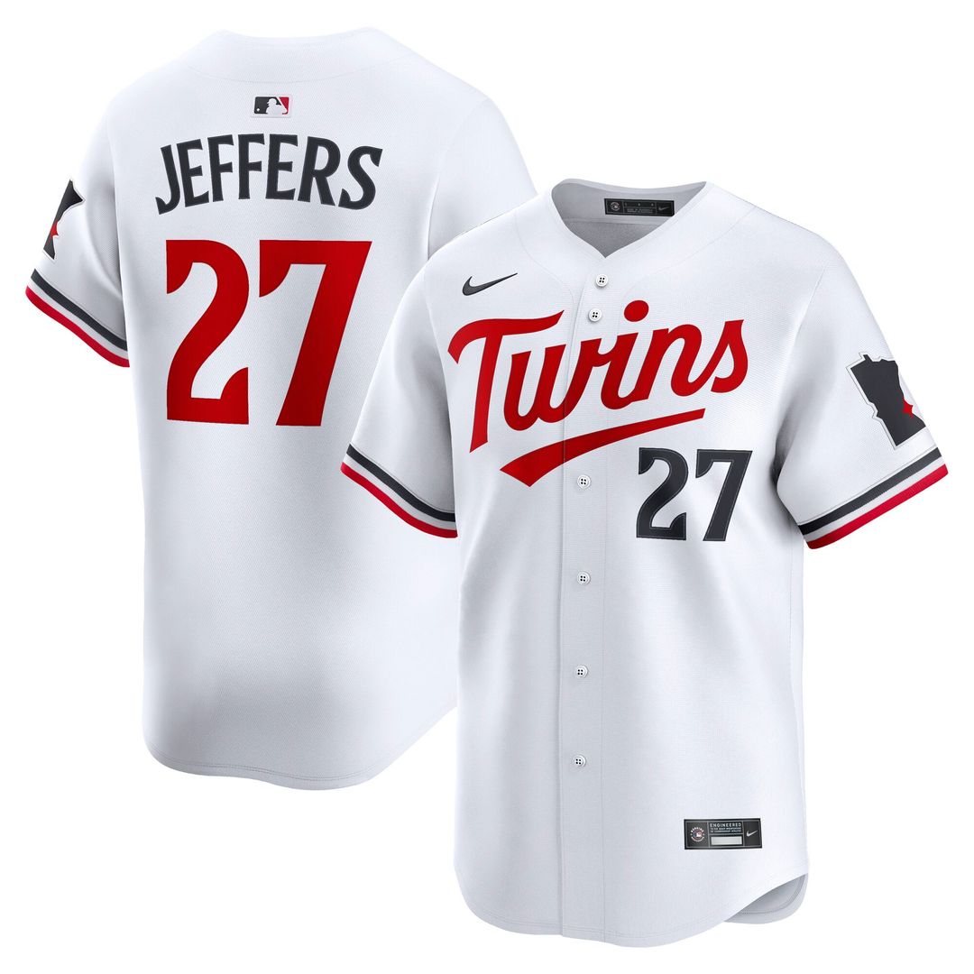 Minnesota Twins Ryan Jeffers Nike Home Limited Player Jersey - White