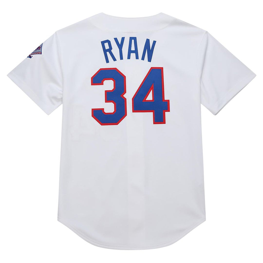 Texas Rangers Nolan Ryan Mitchell & Ness 1993 Cooperstown Authentic Jersey - White