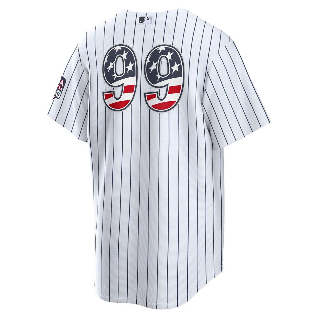 New York Yankees Aaron Judge Nike USA 250 Fourth of July Home Stadium Jersey - White