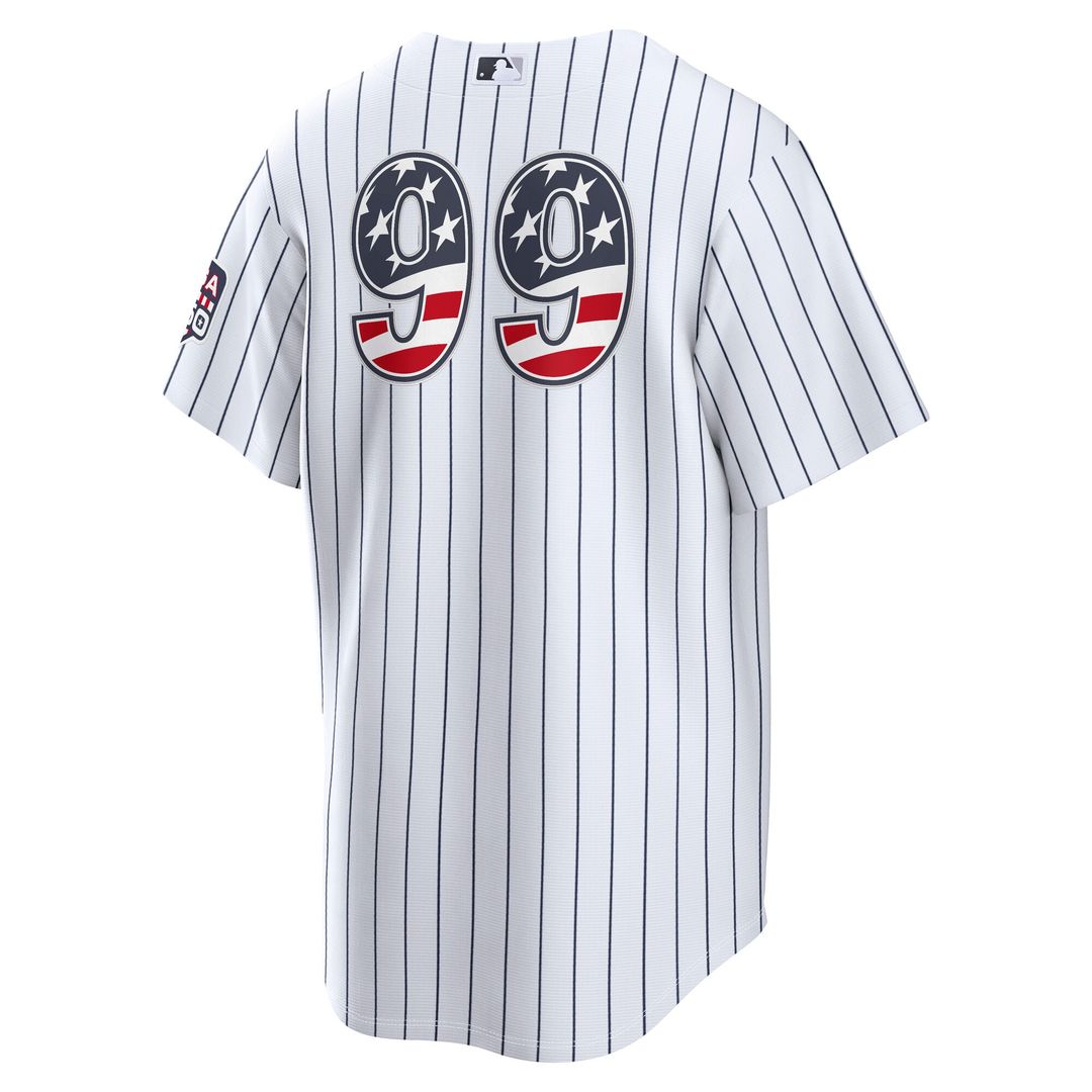 New York Yankees Aaron Judge Nike USA 250 Fourth of July Home Stadium Jersey - White