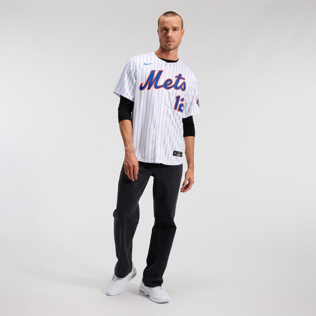 New York Mets Francisco Lindor Nike Road Limited Player Jersey - Gray