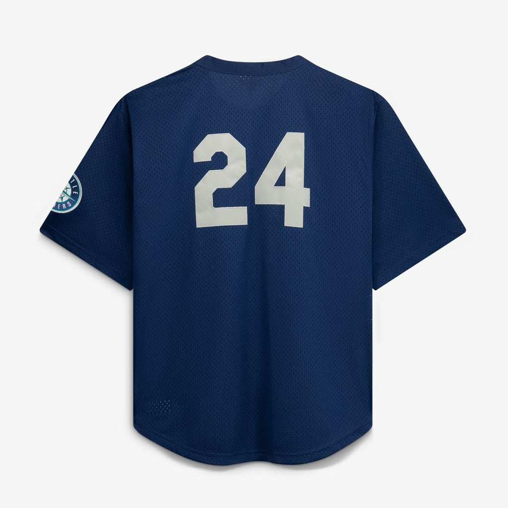 Seattle Mariners Ken Griffey Jr. Mitchell & Ness Big & Tall Cooperstown Mesh Batting Practice Jersey - Royal