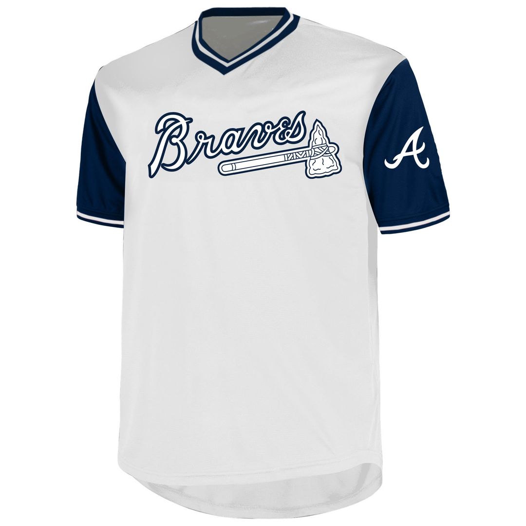 Atlanta Braves Ronald Acuña Jr. Profile Big & Tall Name & Number Jersey - White