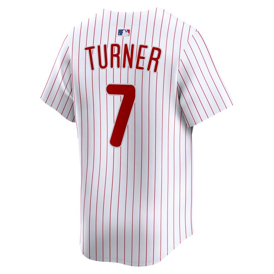 Philadelphia Phillies Trea Turner Nike Home Limited Player Jersey - White