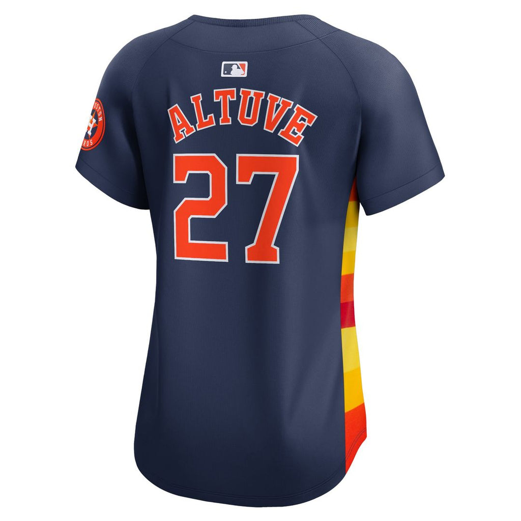 Houston Astros Jose Altuve Nike Women's Alternate Limited Player Jersey ¨C Navy
