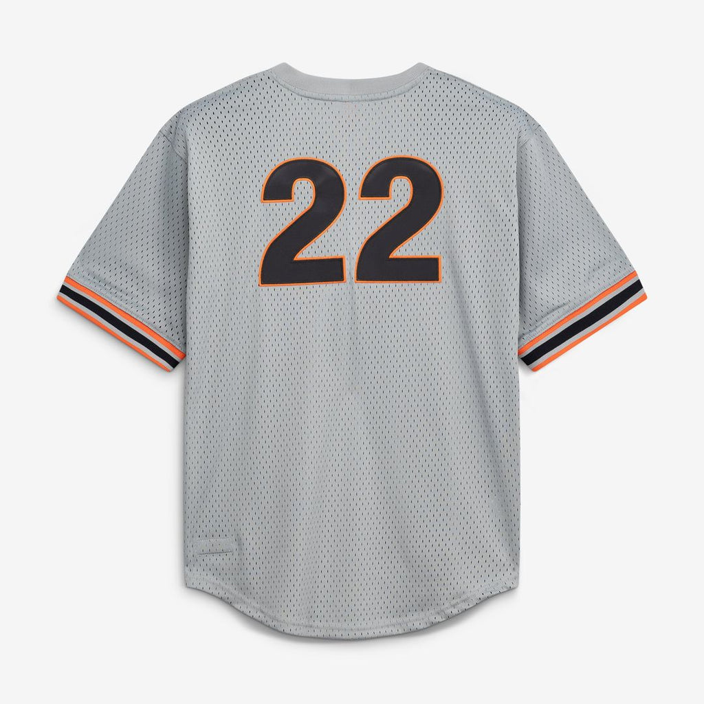 San Francisco Giants Will Clark Mitchell & Ness Authentic Batting Practice Jersey - Gray
