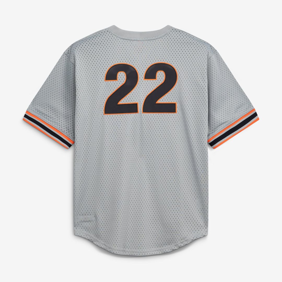 San Francisco Giants Will Clark Mitchell & Ness Authentic Batting Practice Jersey - Gray