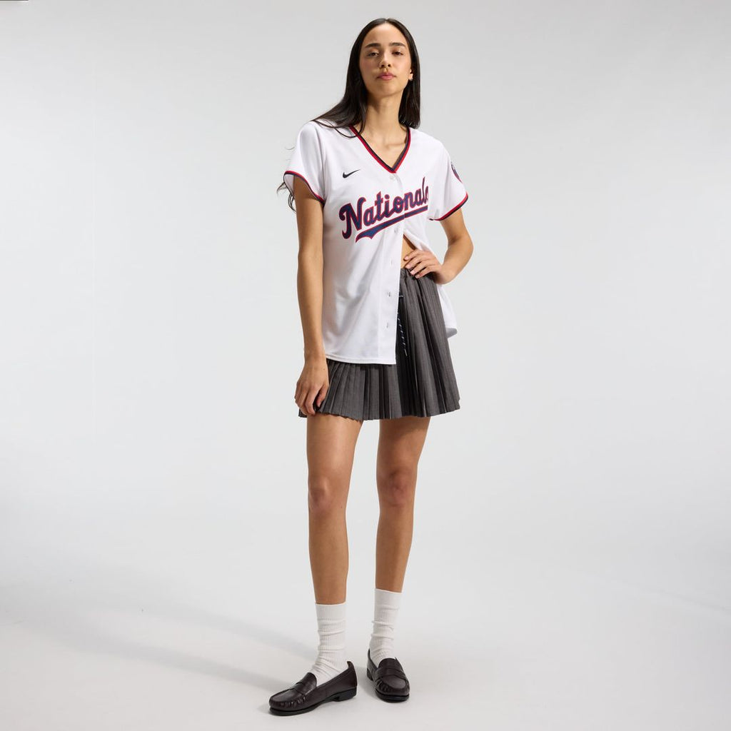 Washington Nationals CJ Abrams Nike Women's Home Replica Player Jersey - White