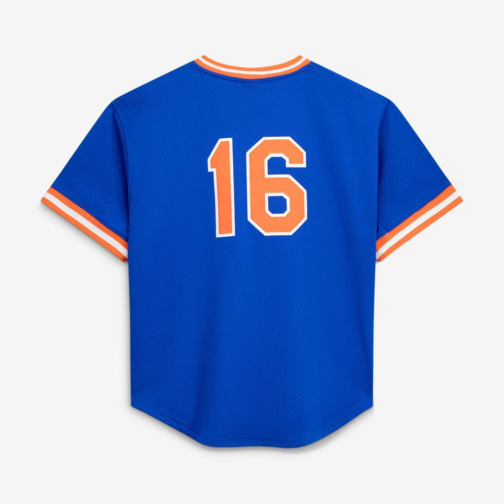 New York Mets Dwight Gooden Mitchell & Ness Authentic Batting Practice Jersey - Royal