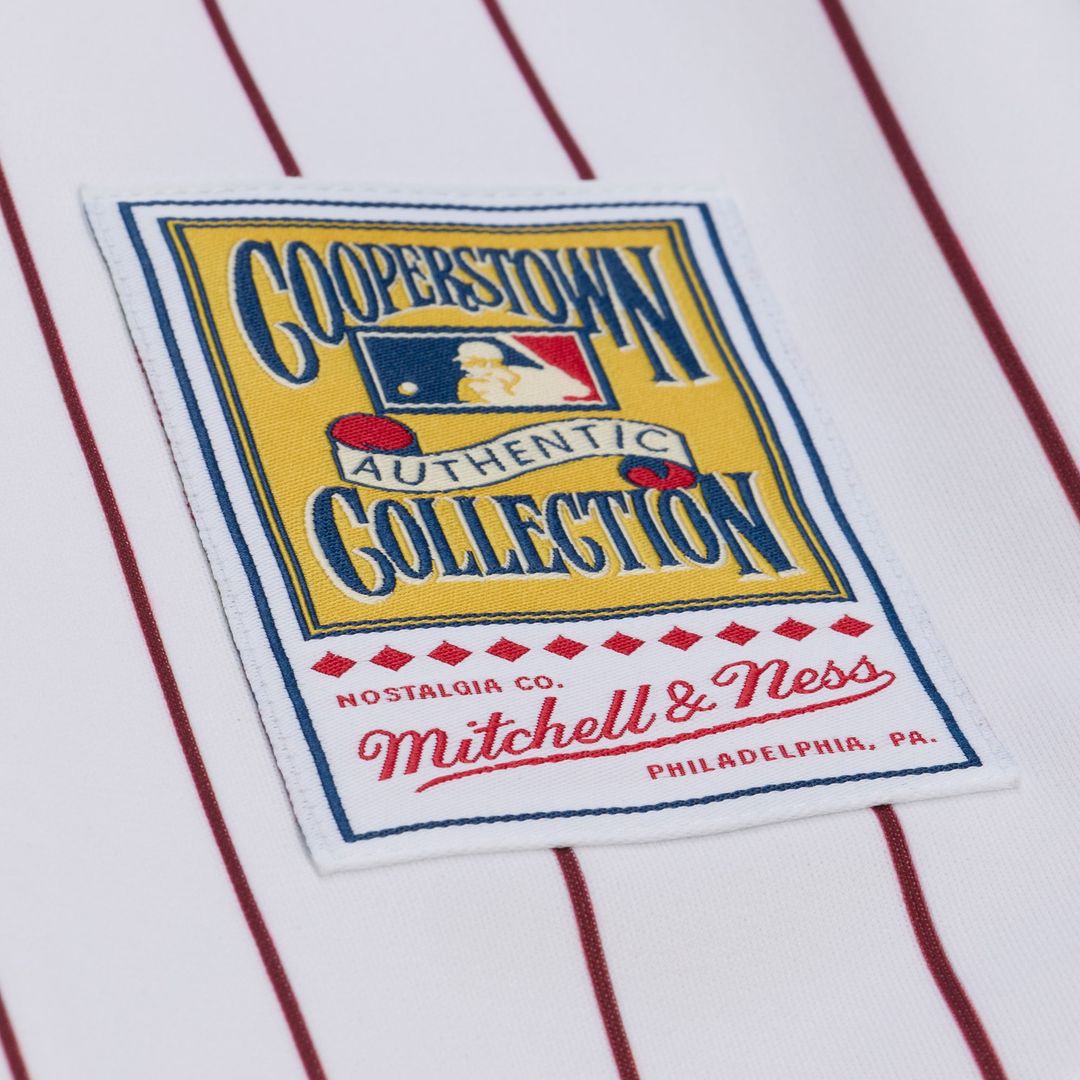 Philadelphia Phillies Chase Utley Mitchell & Ness 2003 Cooperstown Authentic Jersey - White