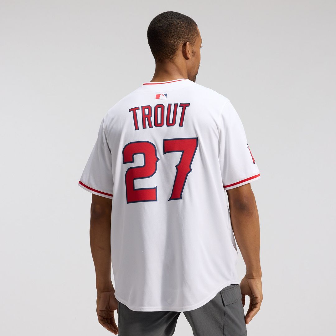 Los Angeles Angels Mike Trout Nike Home Limited Player Jersey - White