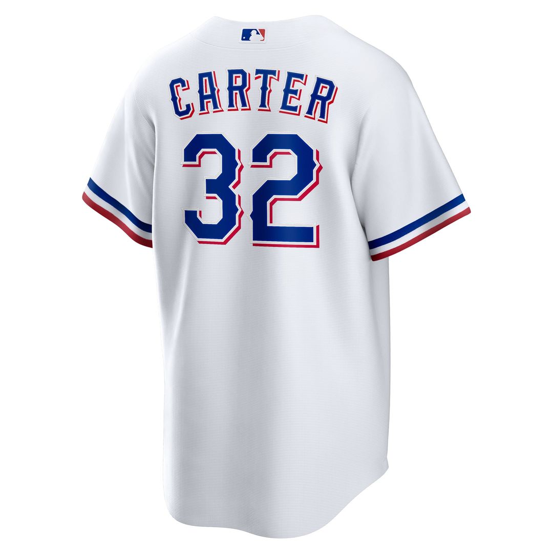 Texas Rangers Evan Carter Nike Home Replica Jersey - White