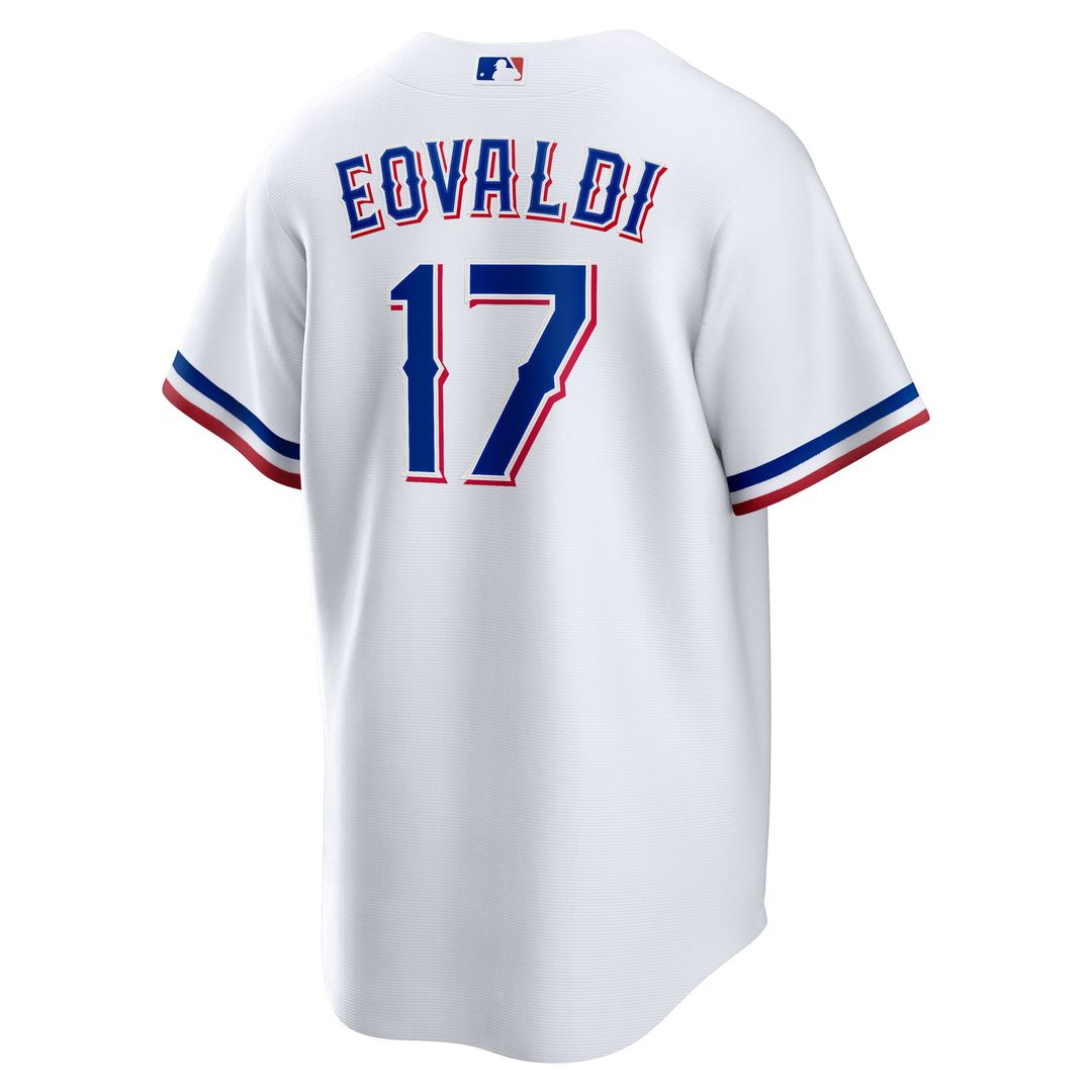 Texas Rangers Nathan Eovaldi Nike Home Replica Player Jersey - White