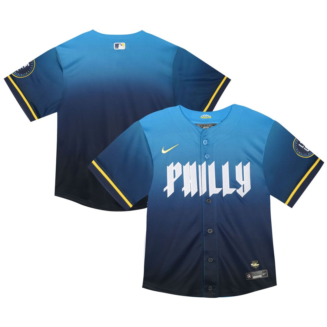 Philadelphia Phillies Nike Toddler City Connect Team Limited Jersey - Blue
