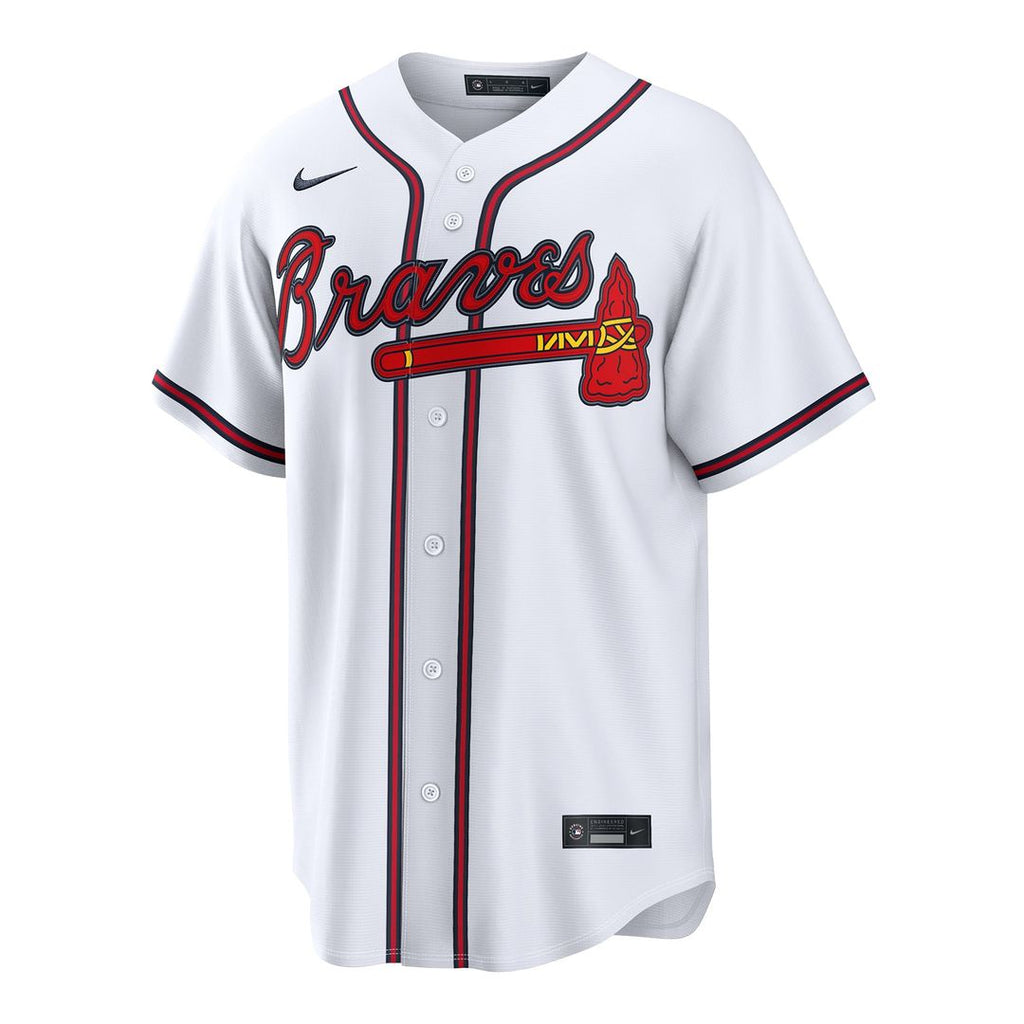 Atlanta Braves Mauricio Dub¨®n Nike Home Replica Jersey - White