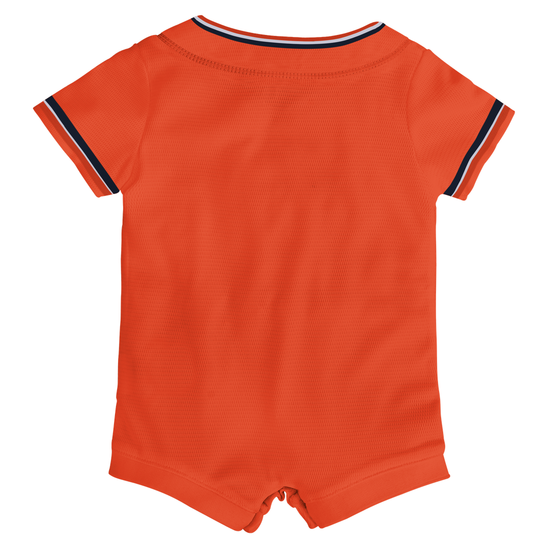 Detroit Tigers Nike Newborn Alternate Replica Romper Jersey - Orange
