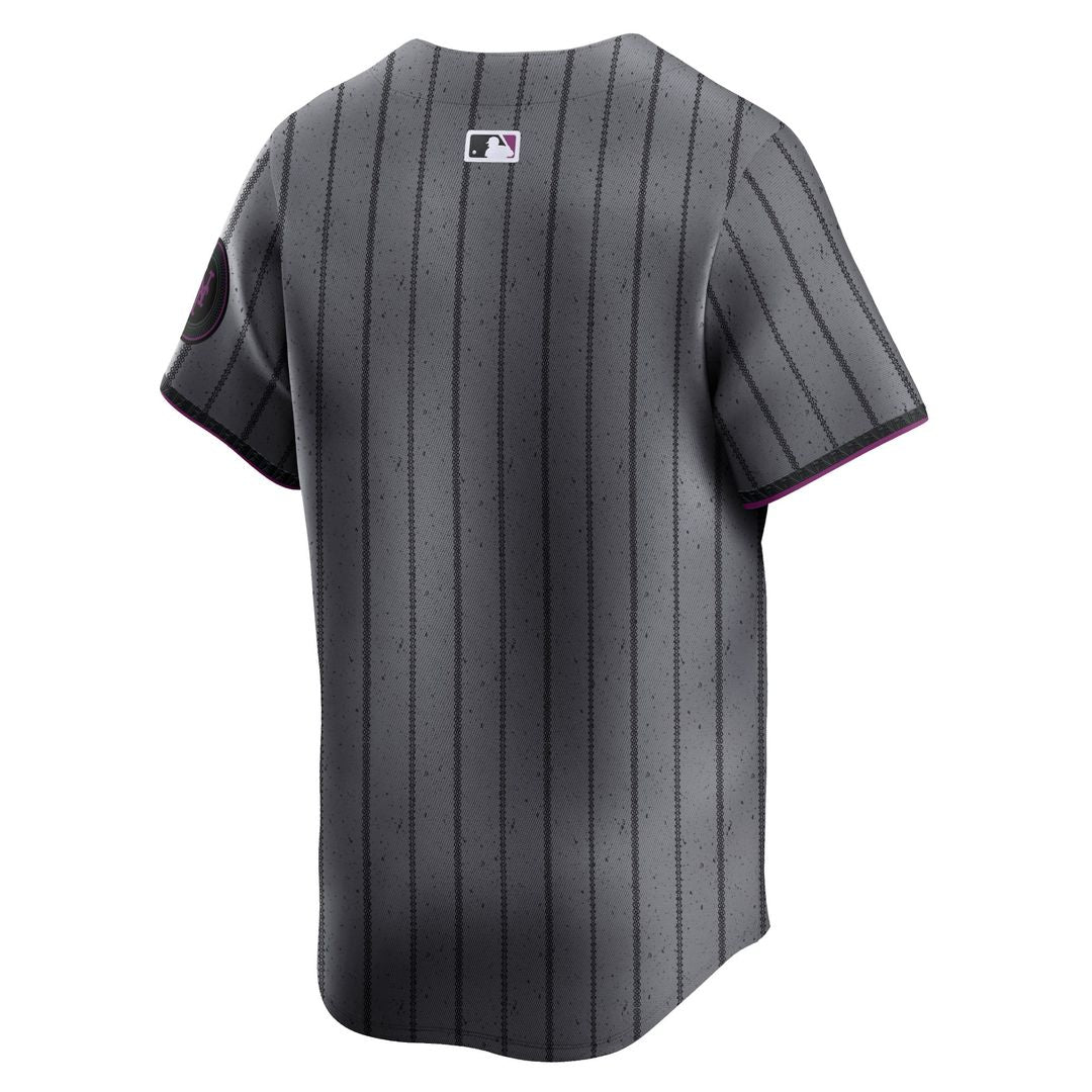 New York Mets Nike 2024 City Connect Limited Jersey - Graphite