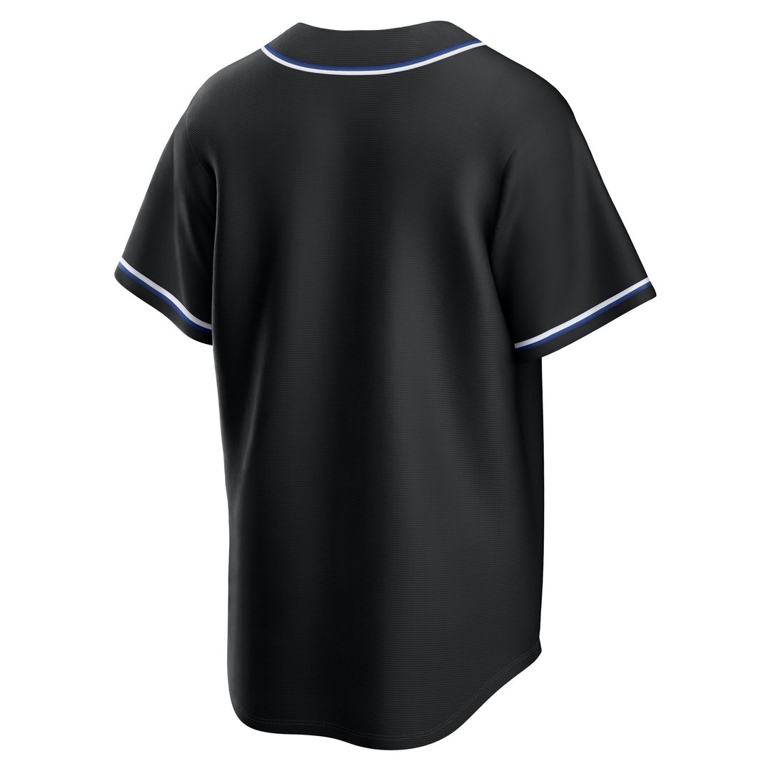 Kansas City Royals Nike Fashion Replica Black Out Jersey