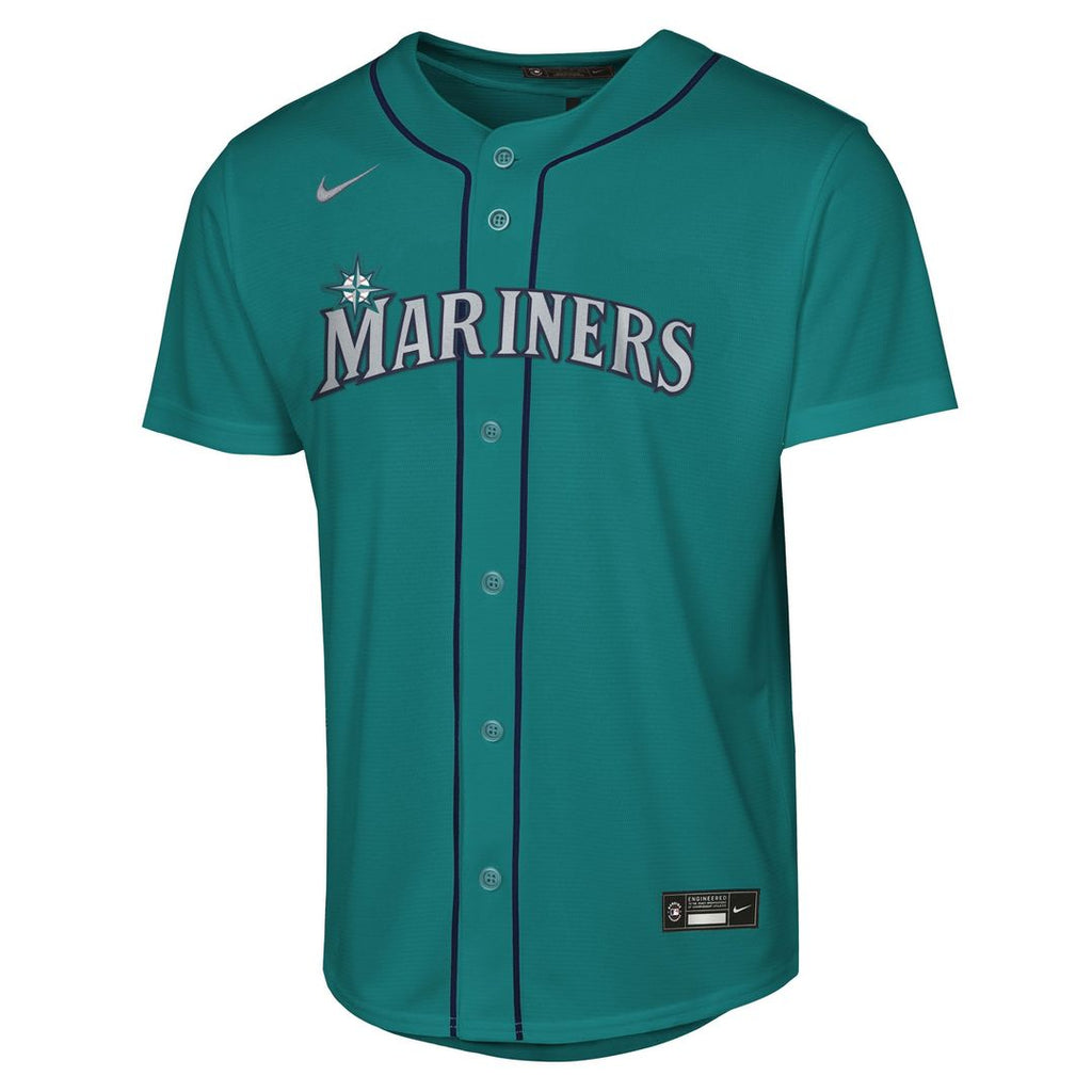 Seattle Mariners Cal Raleigh Nike Youth Alternate Replica Jersey - Teal
