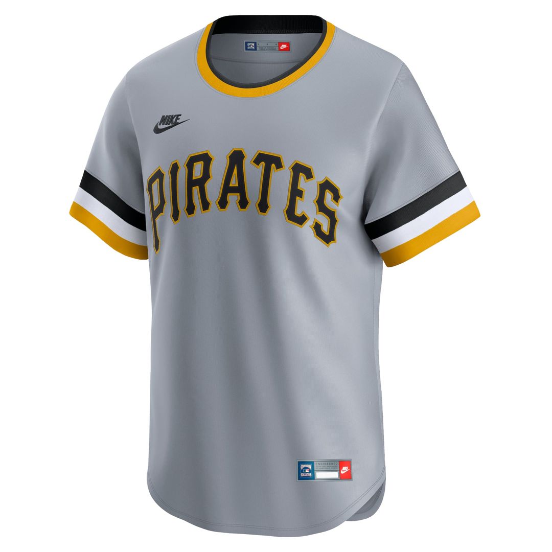 Pittsburgh Pirates Nike Cooperstown Limited Jersey - Gray