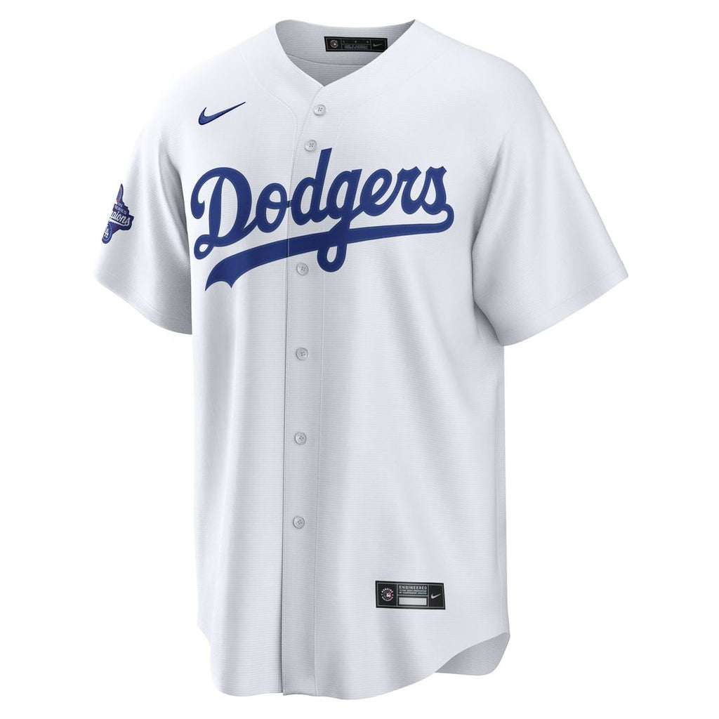 Los Angeles Dodgers Enrique Hernández Nike Home 2025 World Series Champions Replica Jersey - White