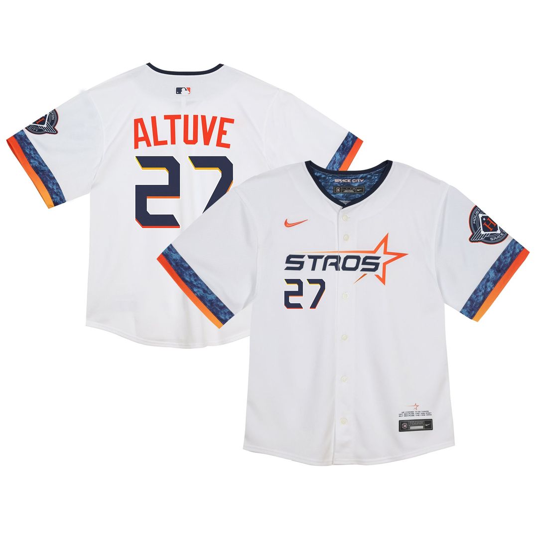 Houston Astros Jose Altuve Nike Infant 2025 City Connect Limited Player Jersey - White