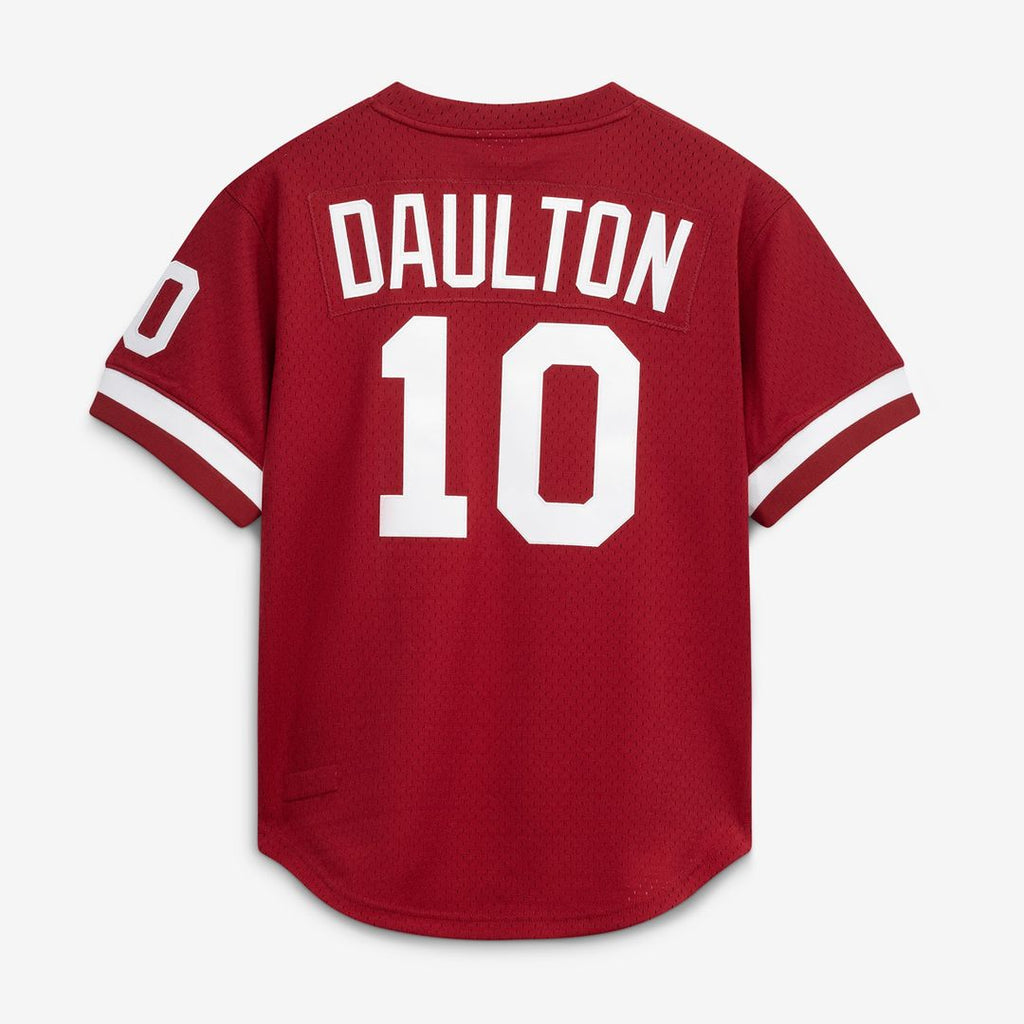 Philadelphia Phillies Darren Daulton Mitchell & Ness Authentic Batting Practice Jersey - Scarlet