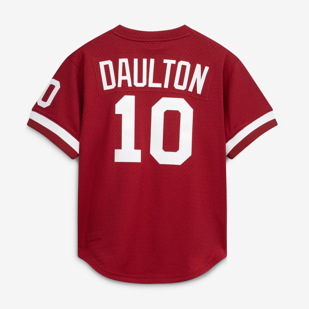 Philadelphia Phillies Darren Daulton Mitchell & Ness Authentic Batting Practice Jersey - Scarlet