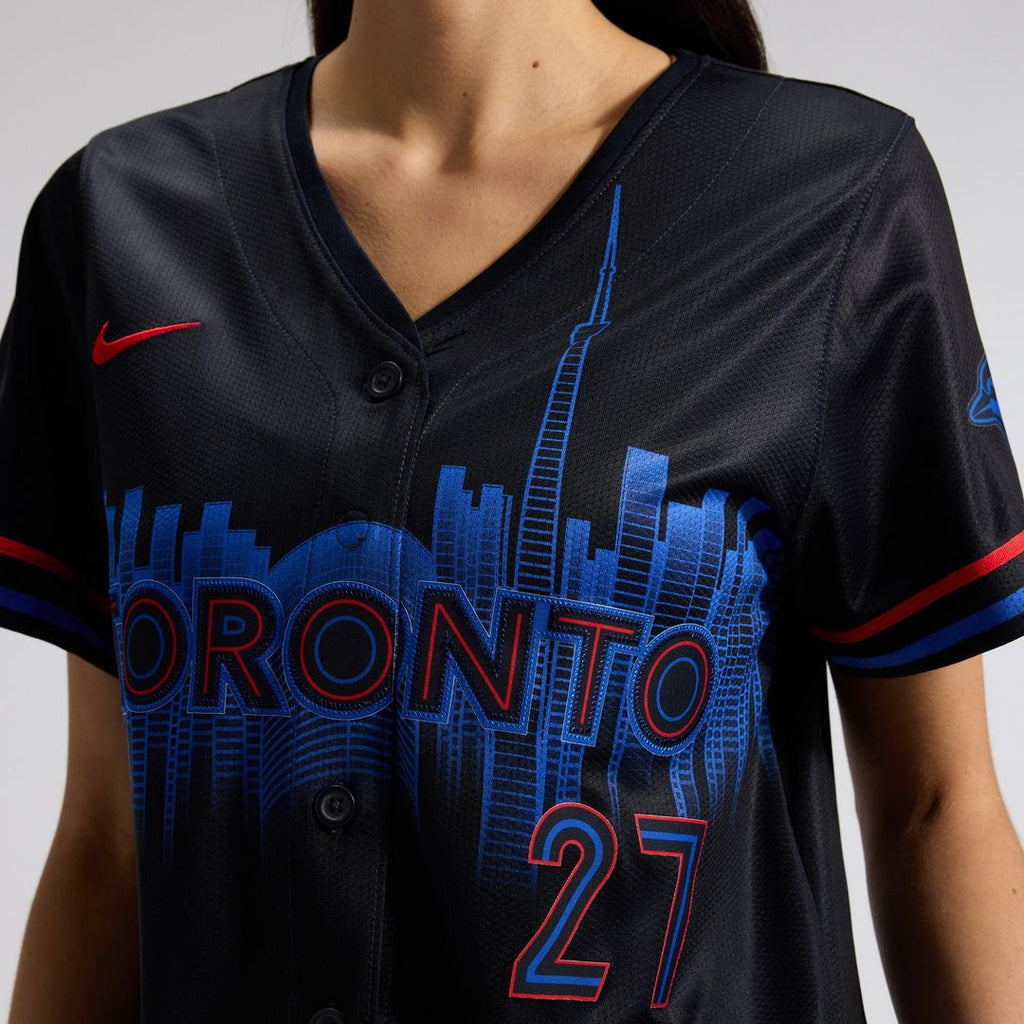 Toronto Blue Jays Vladimir Guerrero Jr. Nike Women's 2024 City Connect Limited Player Jersey - Navy